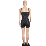 Women Solid Strapless Beaded Jumpsuit