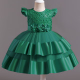 Girls' Mesh Tutu Costume Dress Princess Dress
