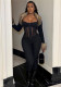 Spring Women's Fashion Strap Sexy See-Through Slim Fit Jumpsuit