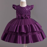 Girls' Mesh Tutu Costume Dress Princess Dress