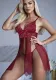 Women Red Dress Sexy Lingerie