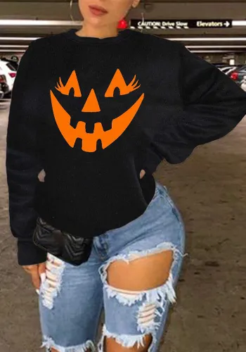 Halloween Women Printed Top