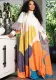 Autumn Women's Printed Long Sleeve Casual Loose Maxi Dress