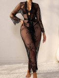 Women Black Lace Dress Sexy Lingerie