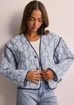 Women Casual Printed Jacket