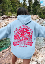 Women Fall Ribbed Hoodies