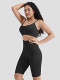 Seamless Yoga Bra Slim Waist Butt Lift Tummy Control Shorts Sports Fitness Set