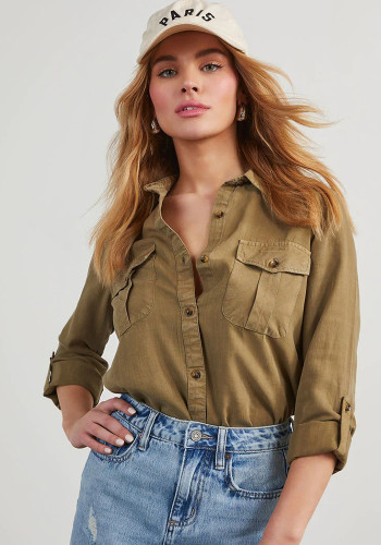 Autumn Denim Fashion Casual Long Sleeve Shirt