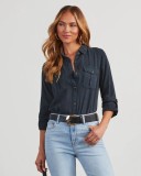 Autumn Denim Fashion Casual Long Sleeve Shirt