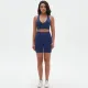 Seamless Knitting High Stretch Tight Fitting Sexy Yoga Suit Cross Tank Bra Running Fitness Shorts Two-Piece Set