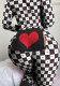 Women's Fashion Printed Long Sleeve Jumpsuit Sleep Onesie Pajamas