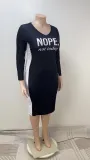 Plus Size Women v-neck Bodycon Dress