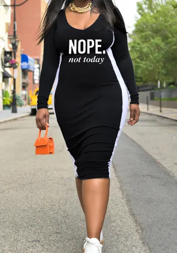 Plus Size Women v-neck Bodycon Dress