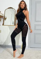 Women mesh long-sleeved jumpsuit sexy underwear