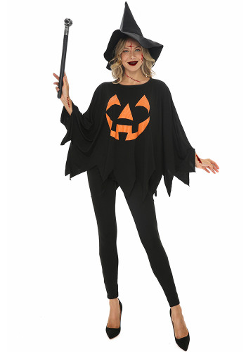 Halloween Costume Cosplay Cloak Pumpkin Witch Costume Magic Girl Costume