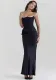 Summer Sexy Strapless Slim Long Dress