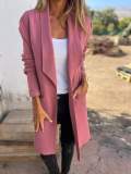 Women Turndown Collar Knitting Jacket