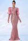Women long-sleeved round neck sexy sequin Formal Party bridesmaid dress Maxi evening dress