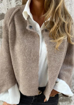 Women Long-sleeved Crop Jacket