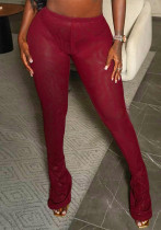 Autumn Women's Fashion Trendy Slim Trousers Sexy Bell Bottom Pants