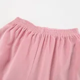 Pink Fashion Sports Suit Autumn Winter Zipper Turndown Collar Two-Piece Women Pants Set