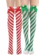 Red and white Christmas stockings Bow twill stockings Christmas stockings