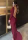 Women autumn sexy big backless long sleeve Bodycon dress