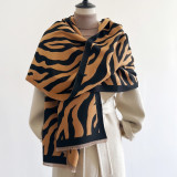 Women landscape painting scarf neckwear