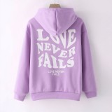 Women Letter Sports Hoodies