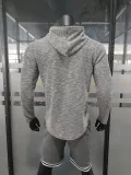Sports Casual Men's Long-Sleeved T-Shirt Loose Hooded Hoodies Autumn Winter Basic Shirt For Men Outdoor Wear