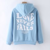 Women Letter Sports Hoodies