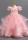 Flower Girl Evening Dress Beaded Wedding Dress Princess Dress Kids Dress