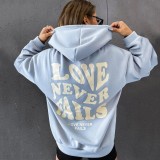 Women Letter Sports Hoodies
