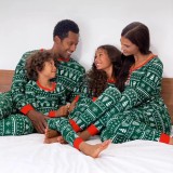 Autumn And Winter Christmas Parent-Child Wear Home Pajamas Set