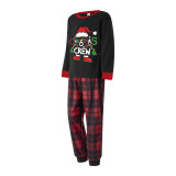 Parent-Child Outfit Whole Family Autumn And Winter Cotton Christmas Parent-Child Home Clothes Pajamas Set