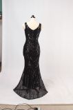 Women Formal Party Sequins Sleeveless Mermaid Evening Dress