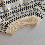 Women's Winter Sweater Half Turtleneck Pullover Print Sweater