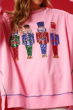 Christmas Women Sequin Long Sleeve Top