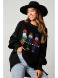Christmas Women Sequin Long Sleeve Top