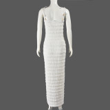 Women summer Backless Strap Dress