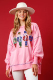 Christmas Women Sequin Long Sleeve Top
