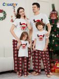 Christmas Family Wear Print Long Sleeve Pajama Set