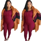 Women Winter Plush Patchwork Warm Jacket