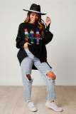 Christmas Women Sequin Long Sleeve Top