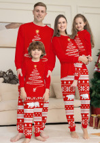 Christmas Family Wear Print Long Sleeve Pajama Set