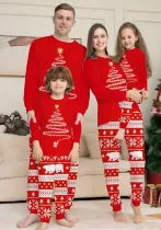 Christmas Family Wear Print Long Sleeve Pajama Set