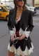 Autumn Winter Fashion Suits Loose Casual Dress Blazer Women's Two-Piece Set