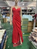 Formal Party Evening Dress Fashion Elegant Long Sexy Straps Slim Mermaid Cocktail Prom Dress