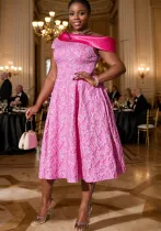 Africa A-Line Plus Size Women's Formal Party Evening Dress