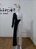 Women Silver Patchwork Sequined One Shoulder Jumpsuit